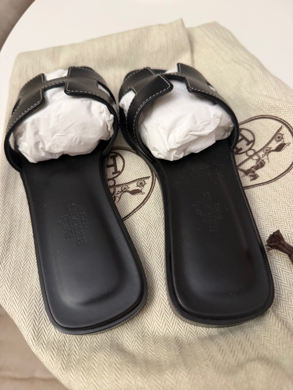 Brand New Hermes Oran Sandals 5.5
